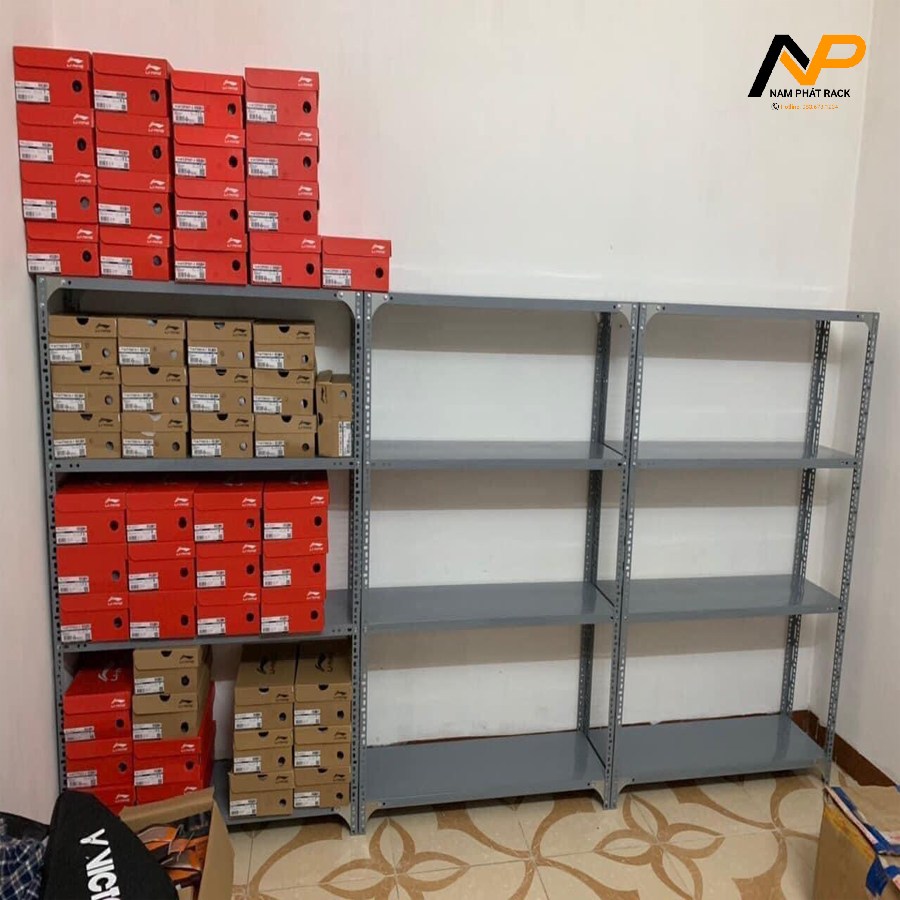 Kệ sắt V lỗ 4 tầng đa năng