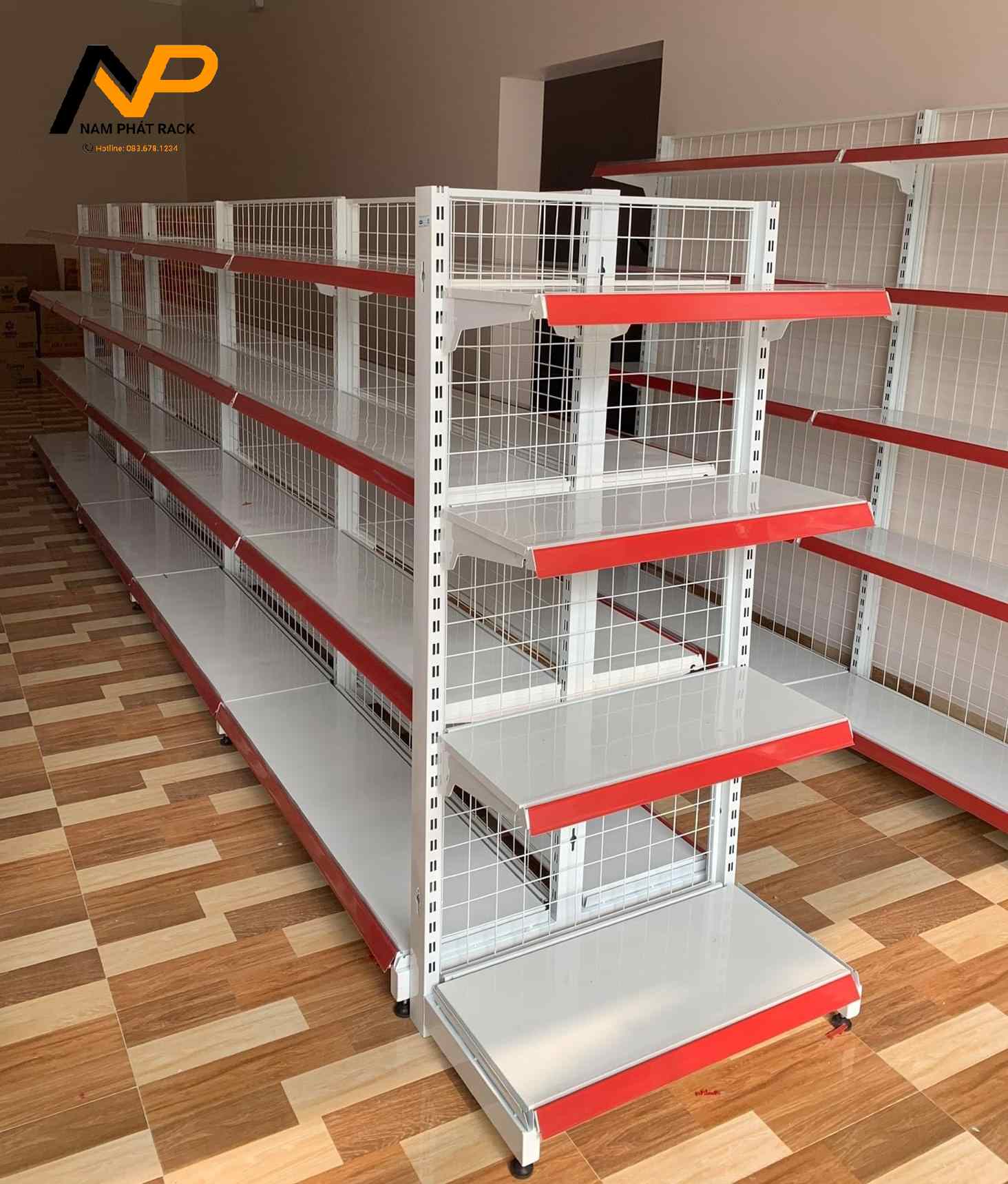 Kệ siêu thị đơn 5 tầng Kệ siêu thị đơn 5 tầng