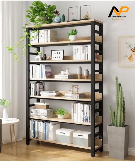 Kệ sắt 6 tầng trang trí
