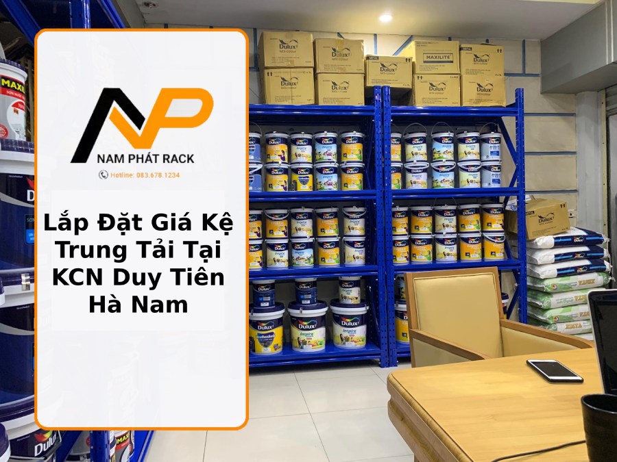 Lắp Đặt Giá Kệ Trung Tải Tại KCN Duy Tiên Hà Nam Thumb