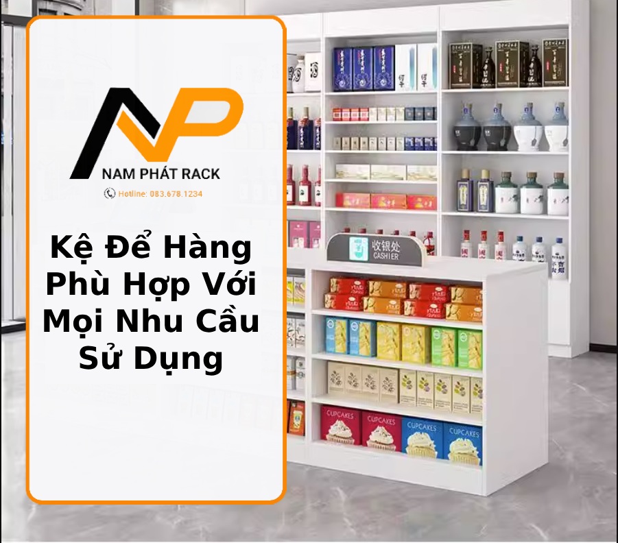 Kệ Để Hàng Phù Hợp Với Mọi Nhu Cầu Sử Dụng thumb