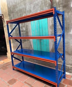 Kệ trung tải dài 2000 cao 2000 rộng 600 4 tầng