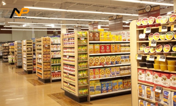 Bố trí kệ siêu thị