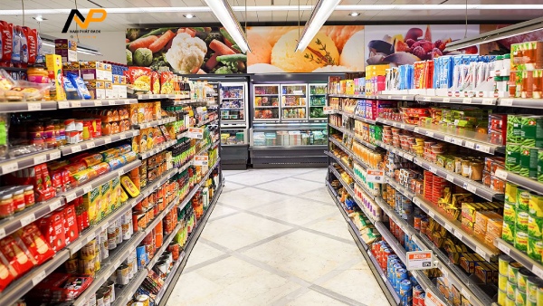 Bố trí kệ trưng bày siêu thị