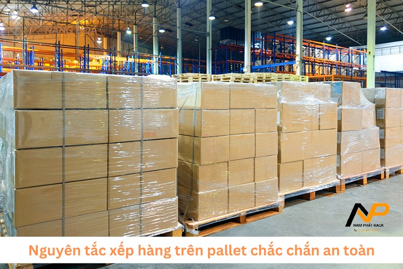 Cách xếp pallet trong nhà kho