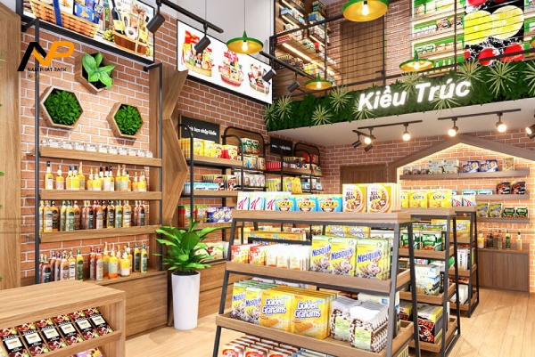 Mẫu thiết kế kệ siêu thị Kiều Trúc