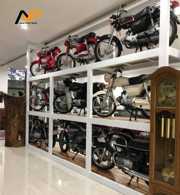 Kệ trung tải trưng bày xe máy