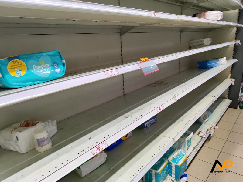 Mẫu trưng bày kệ siêu thị