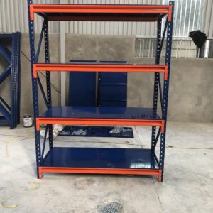 Kệ trung tải 4 tầng khung thép sơn tĩnh điện