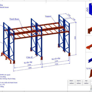 Kệ Để Pallet – Kệ Tải Nặng 1 Tầng | Giải Pháp Lưu Trữ Hàng Hóa Công Nghiệp