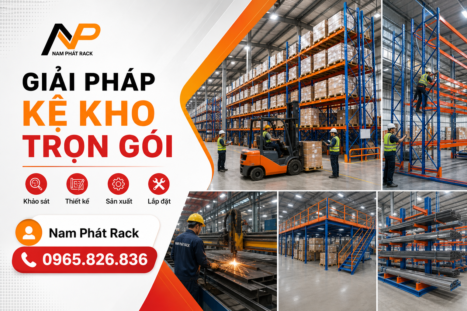 Nam Phát Rack - Giải pháp kệ kho banner cao