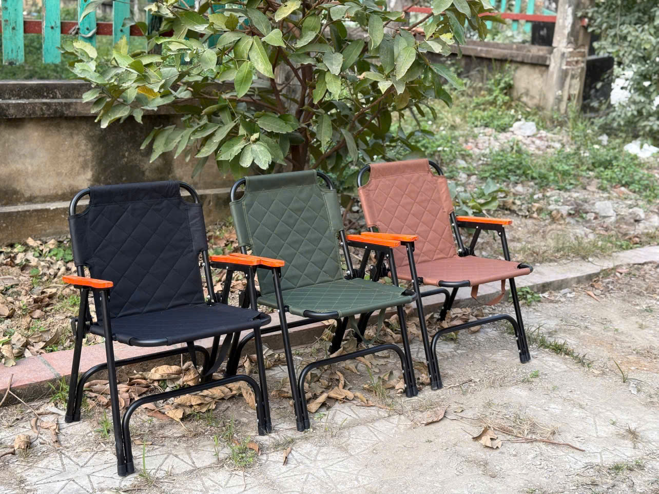 Ghế gấp gọn tiêu chuẩn lưng cao - Ảnh 4