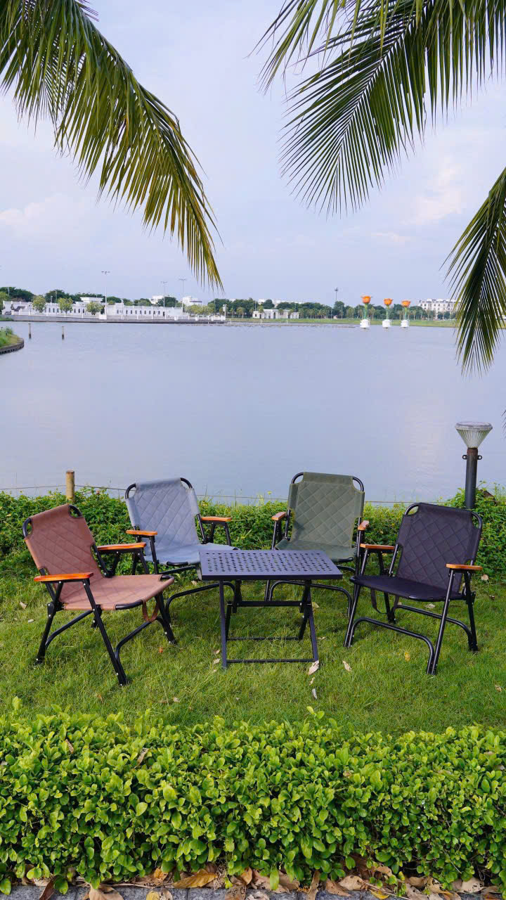 Ghế gấp gọn tiêu chuẩn lưng cao - Ảnh 2
